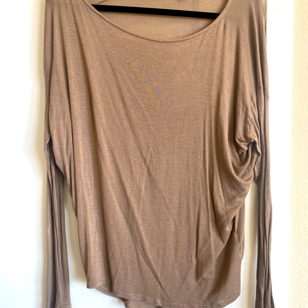 Francesca’s Miami - brown long sleeve